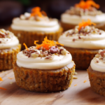 Carrot Cupcakes with Orange Vanilla Frosting: A Raw Food Delight