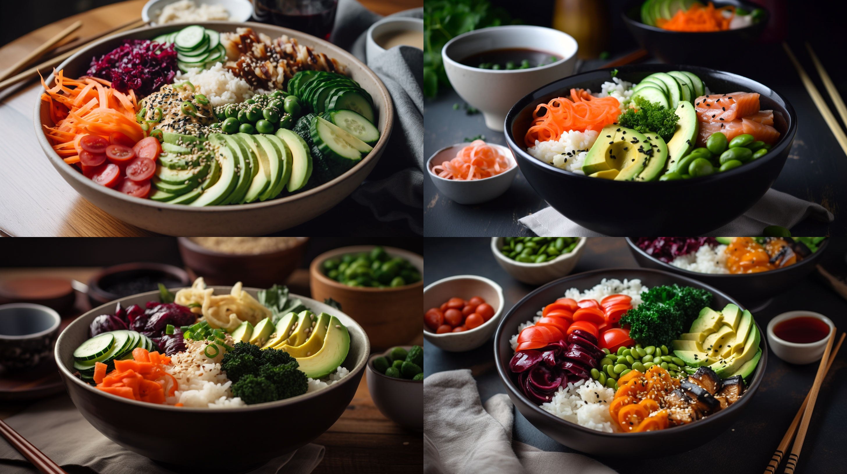 The Deconstructed Vegetable Sushi Bowl