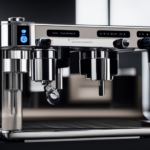 An image showcasing the sleek and sturdy Ecm Casa V espresso machine