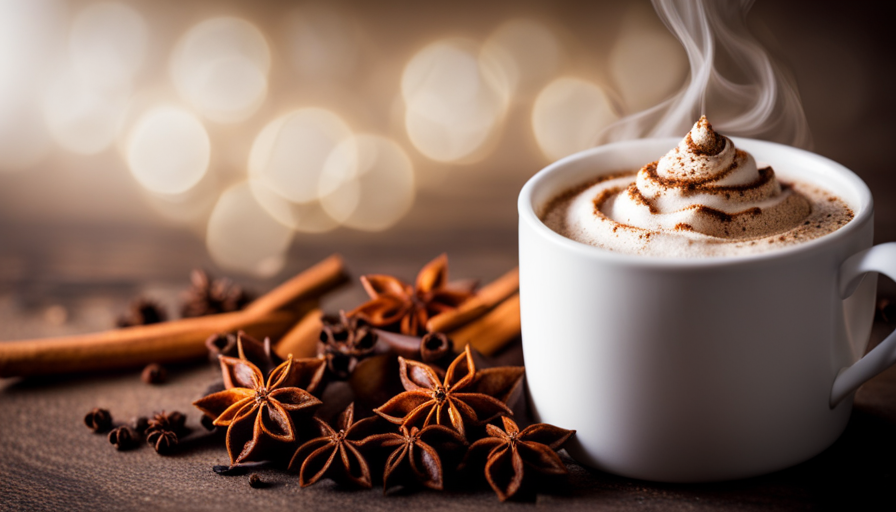 the essence of a homemade delight with a rich, aromatic Dirty Chai Latte