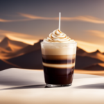 An image showcasing a vibrant array of Starbucks latte flavors: an indulgent caramel macchiato adorned with velvety foam, a rich mocha latte topped with chocolate drizzle, and a refreshing vanilla latte sprinkled with delicate vanilla beans