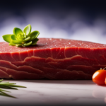 An image showcasing the art of food styling raw meat to enhance its visual appeal