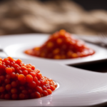 An image capturing the stark contrast between a raw and cooked food item