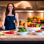  an inviting kitchen with vibrant colors: Lissa, the charismatic host of Raw Food Romance, whips up a tantalizing array of fruits, vegetables, and nuts in her daily Youtube vlog
