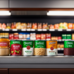 An image showcasing a diverse array of processed food products, such as canned soups, packaged snacks, and frozen meals, highlighting their multiple raw ingredients and the intricate processing techniques involved