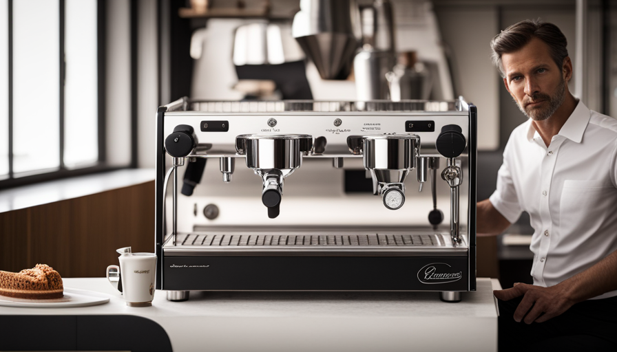 An image showcasing the Quick Mill Silvano Evo, a sleek and affordable espresso machine