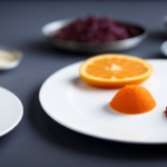 An image capturing two identical plates side by side - one with raw ingredients and the other with the same ingredients cooked