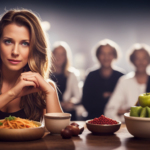 An image showcasing the vibrant transformation of individuals who embraced a raw food diet