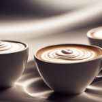 An image showcasing the captivating evolution of cappuccino