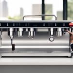An image showcasing the sleek and modern design of the Lelit Bianca espresso machine