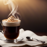 An image capturing the essence of Irish Coffee's origins and perfection