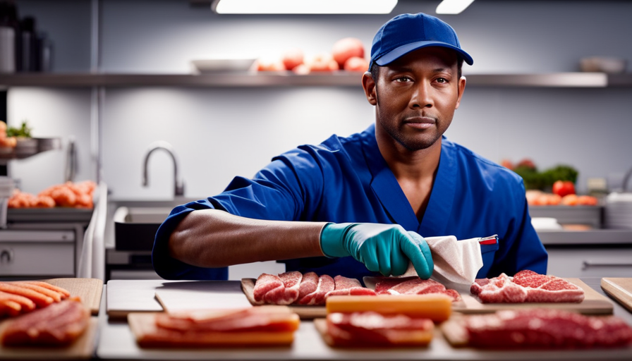 To Prevent Cross-Contamination When Preparing Raw Meat And Ready-To-Eat Food A Food Handler Should