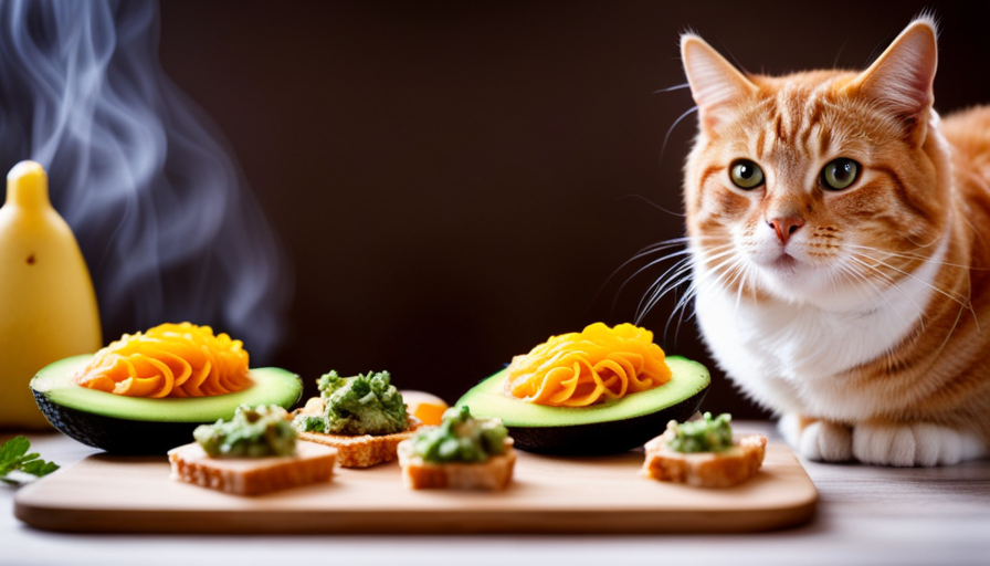 An image showcasing a variety of feline-friendly fat sources for raw food diets