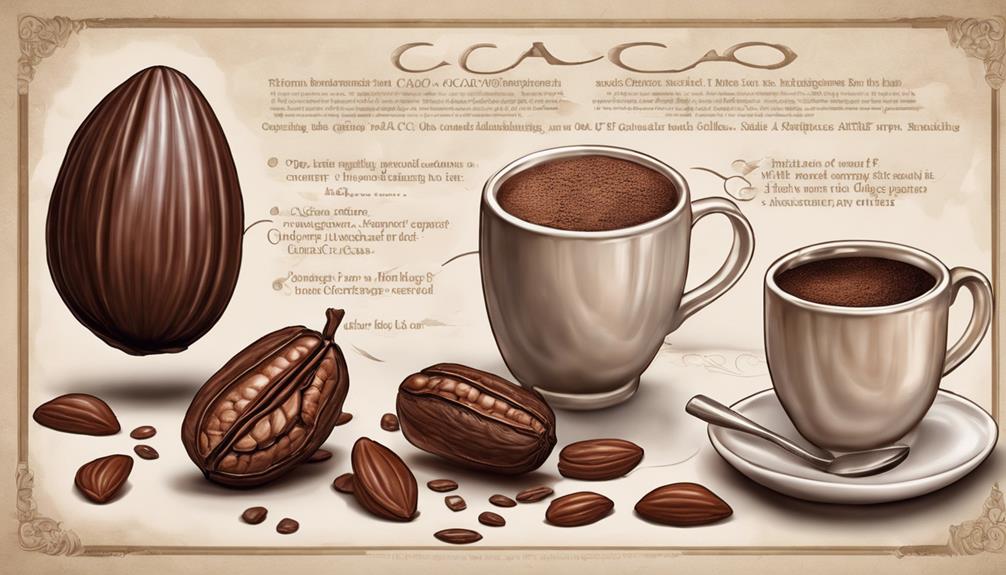 cacao and caffeine truth
