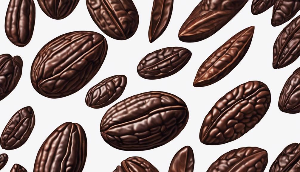 cacao beans caffeine content