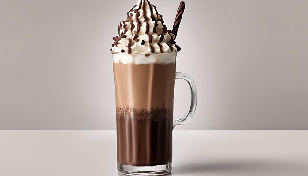 chilled chocolate coffee treat