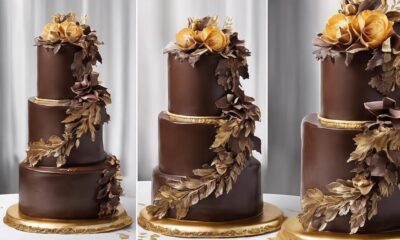 chocolate cake artistry displayed