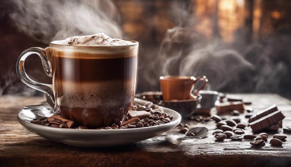 cocoa vs coffee caffeine