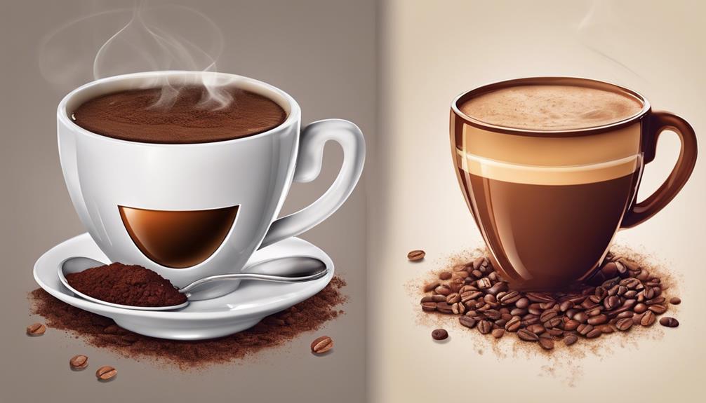 coffee and tea compared