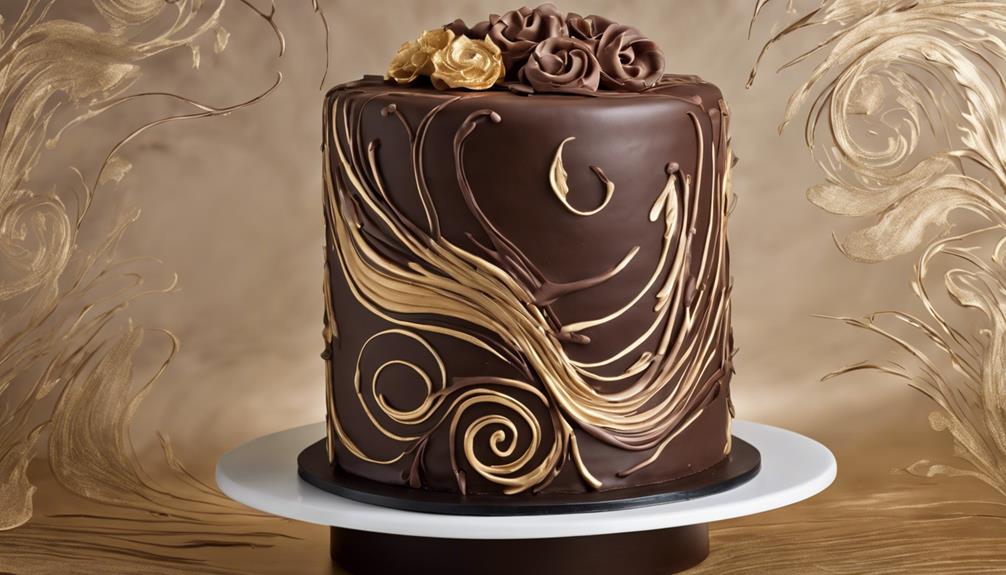 delicious chocolate cake masterpiece