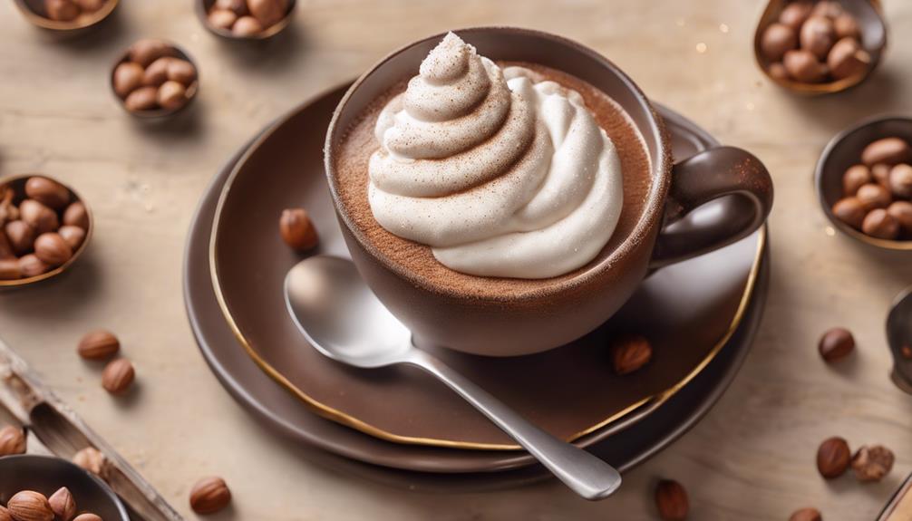 delicious nutty chocolate coffee