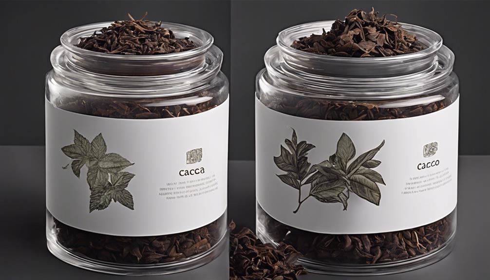 preserving cacao tea freshness