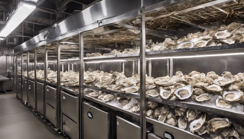proper oyster storage guidelines