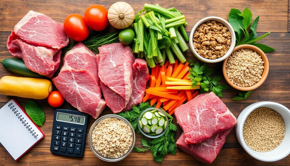 cost effective raw diet planning