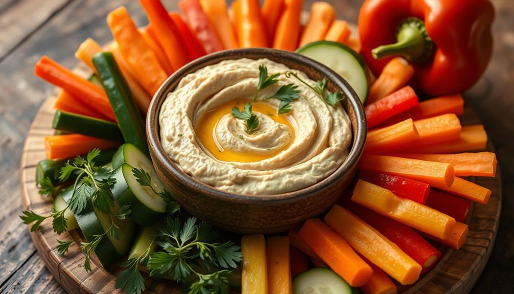 delicious pairings for hummus