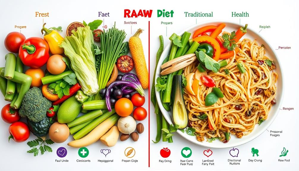 dietary comparison analysis insights