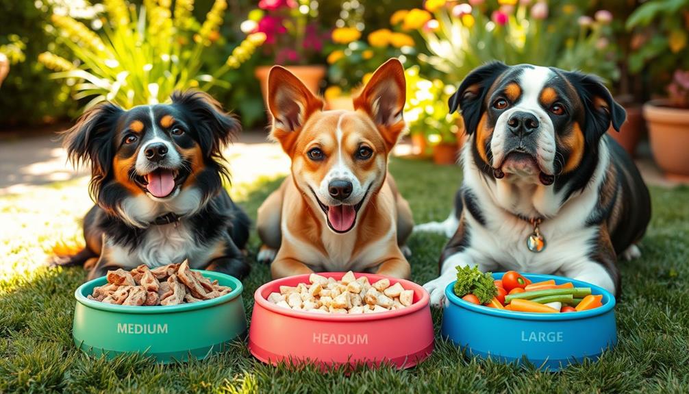 dog size feeding recommendations