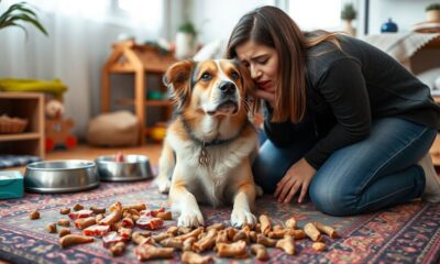 dog vomiting raw food