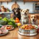 feeding dogs raw food