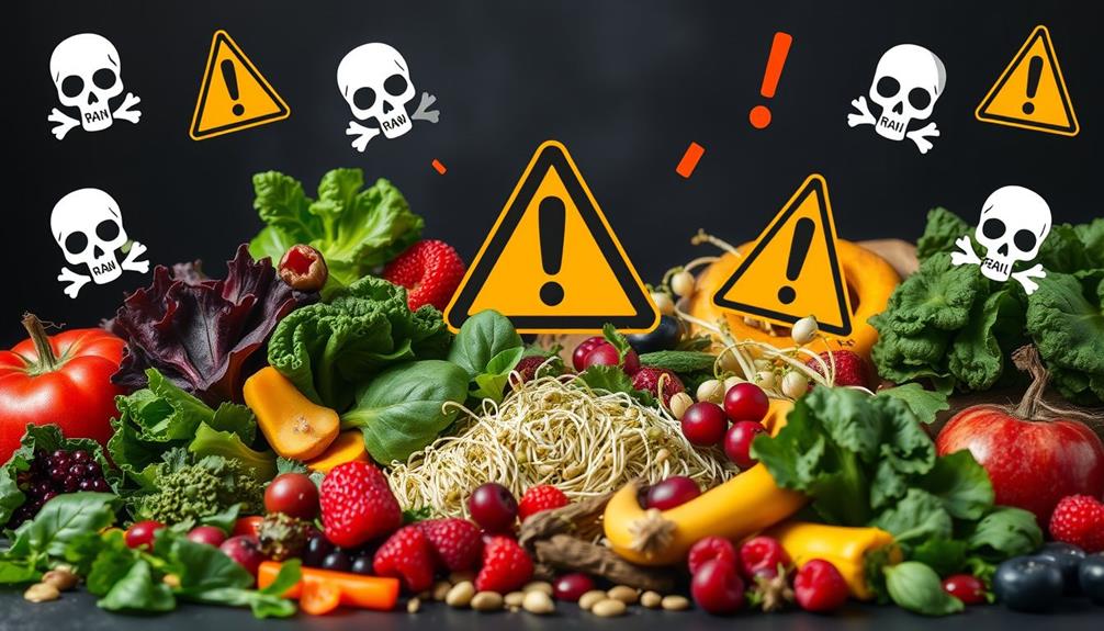 hazardous raw diet ingredients