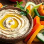 hummus and raw food