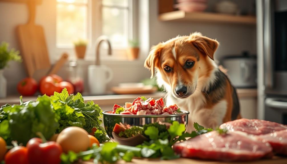 pregnant dogs raw food