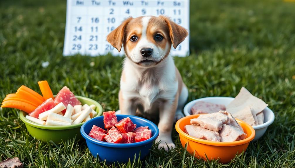 puppy raw food guidelines