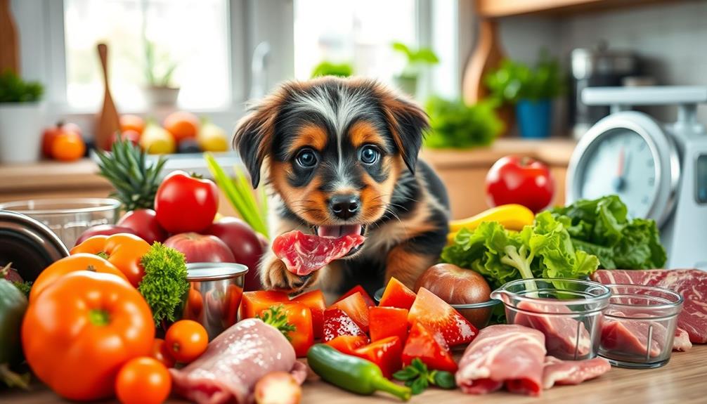 puppy raw food guidelines