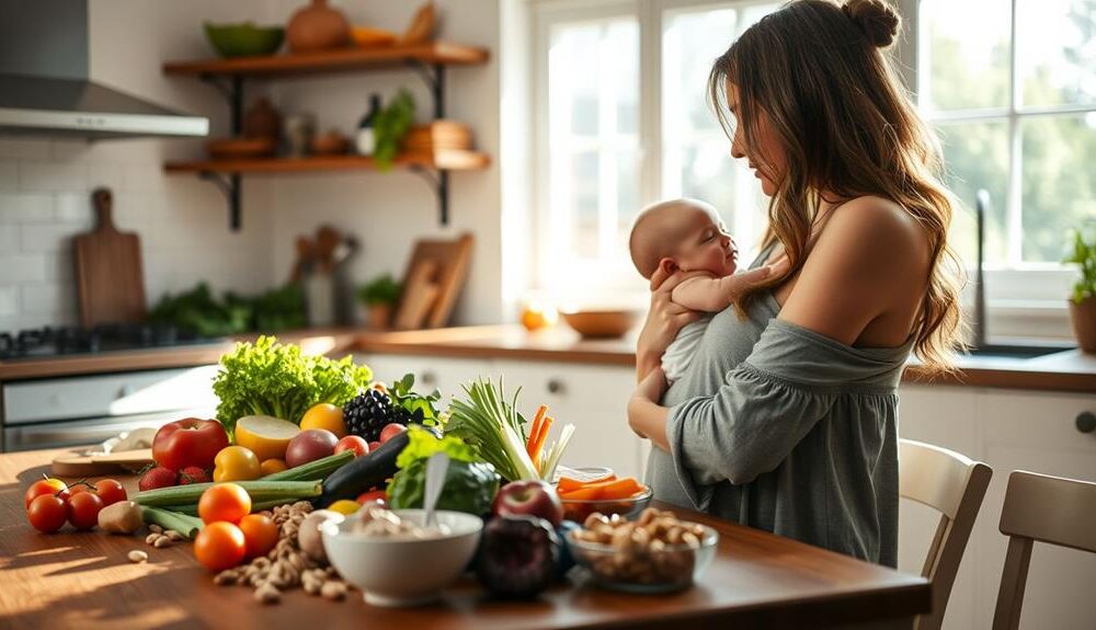 raw food and breastfeeding guidelines