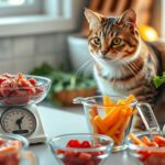 raw food cat portioning