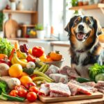 raw food dog feeding