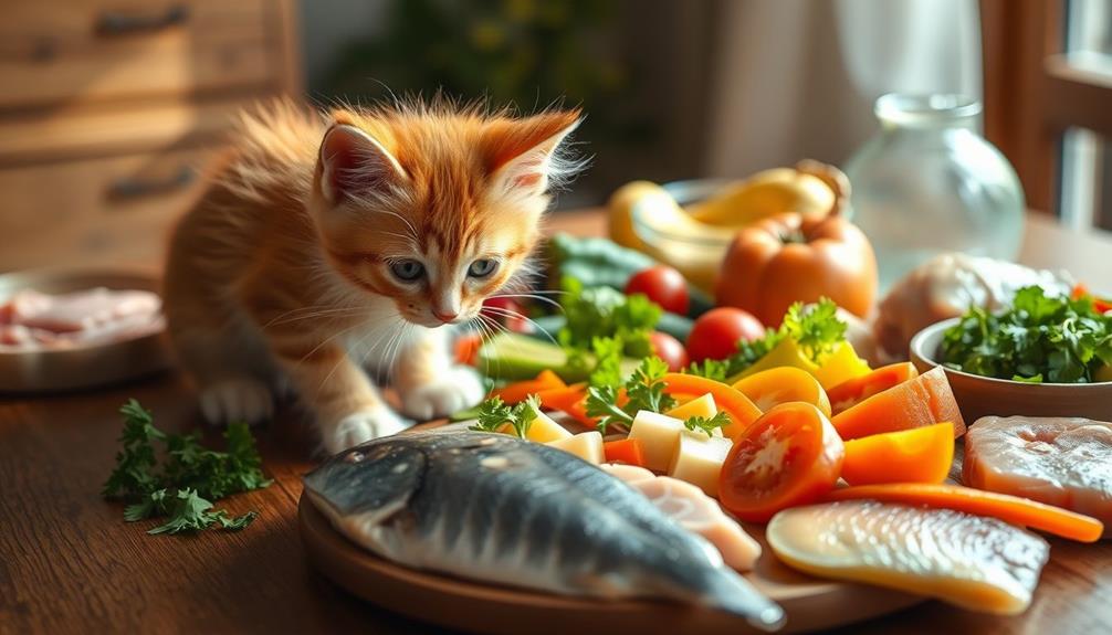 raw food guide for kittens