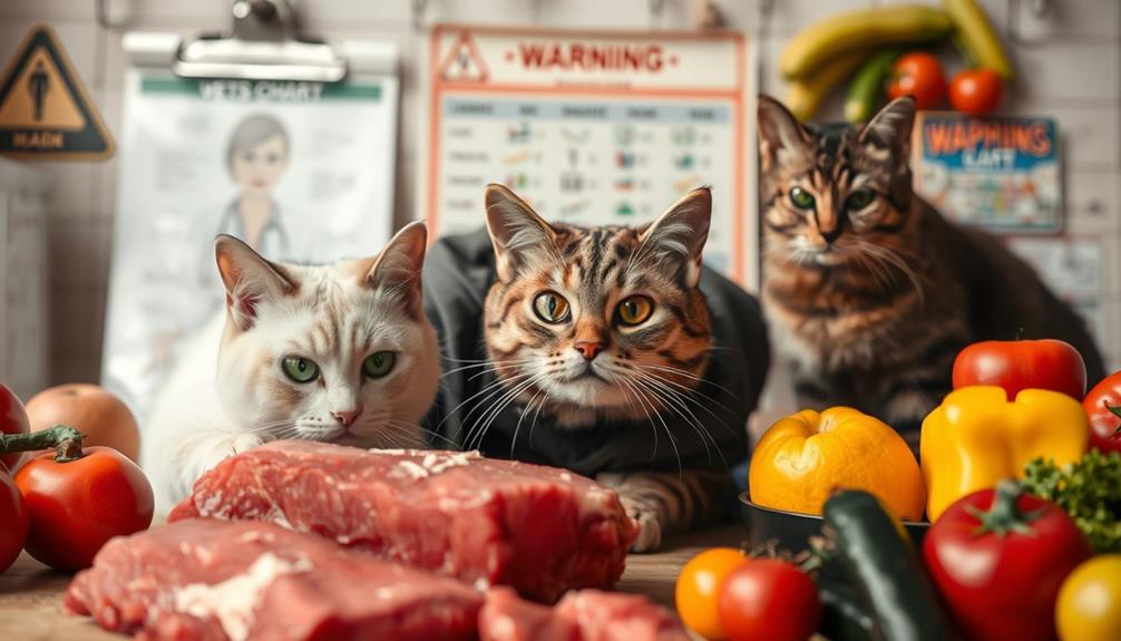 raw food risks for cats