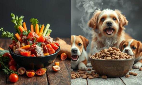 raw vs cooked dog diet