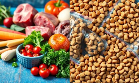 raw vs dry dog food