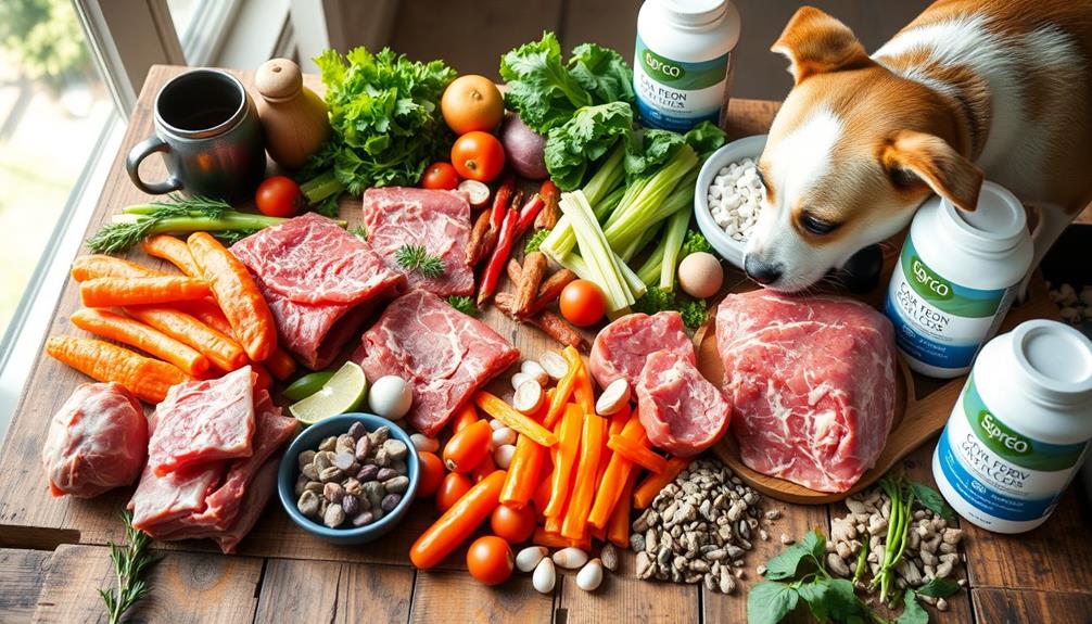 selecting raw canine diet