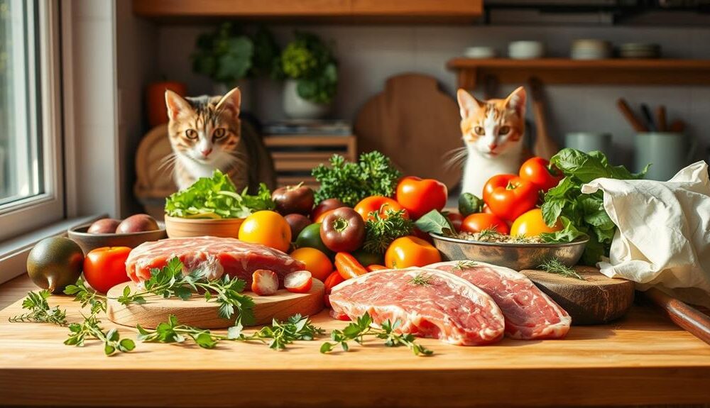 starting cat raw diet