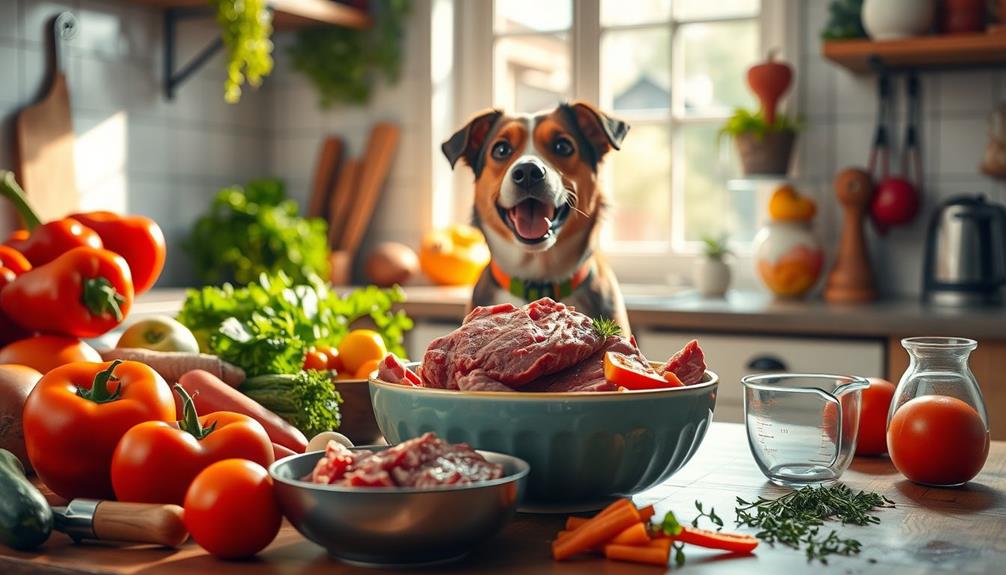 transitioning dog to raw food