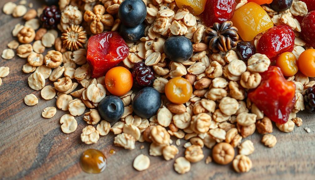 vegan raw granola ingredients