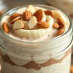 banana cacao overnight oats recipe